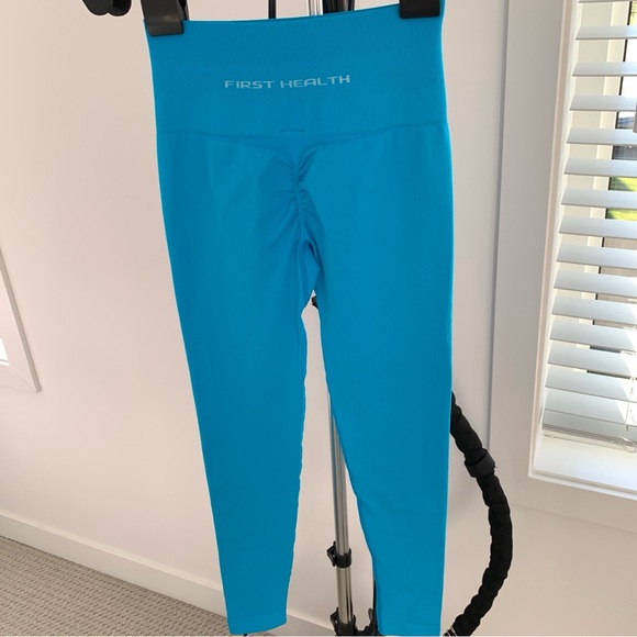 First Health Apparel Enhance Leggings Colour Aqua Size XS - Picture 3 of 8